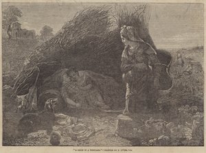 Una capanna in un vigneto da Thomas Uwins